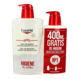 EUCERIN GEL BAÑO PH5 1 L + 400 ML
